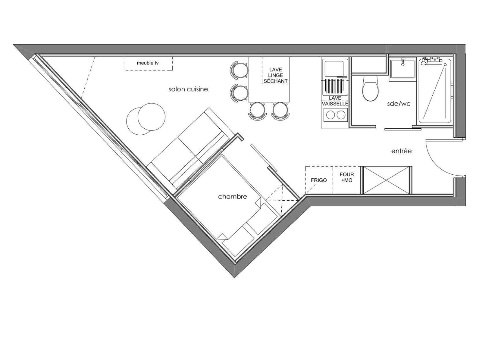 Val Thorens Appartement Residence Les 3 Vallees Eksteriør billede